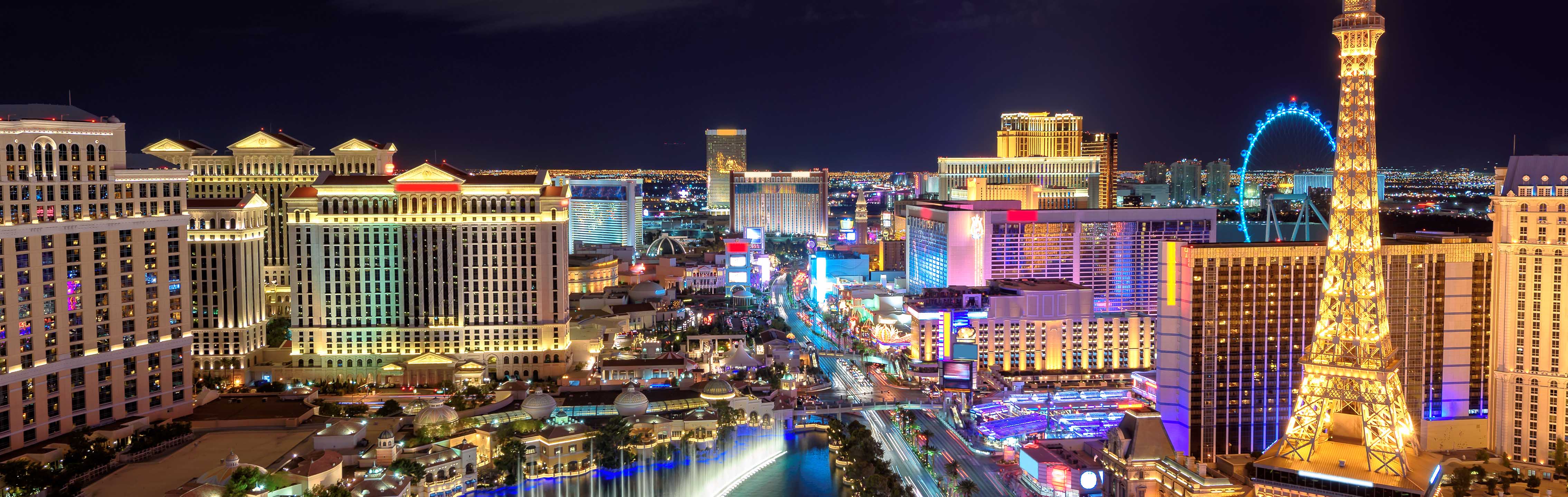 Helicopter ride down The Strip